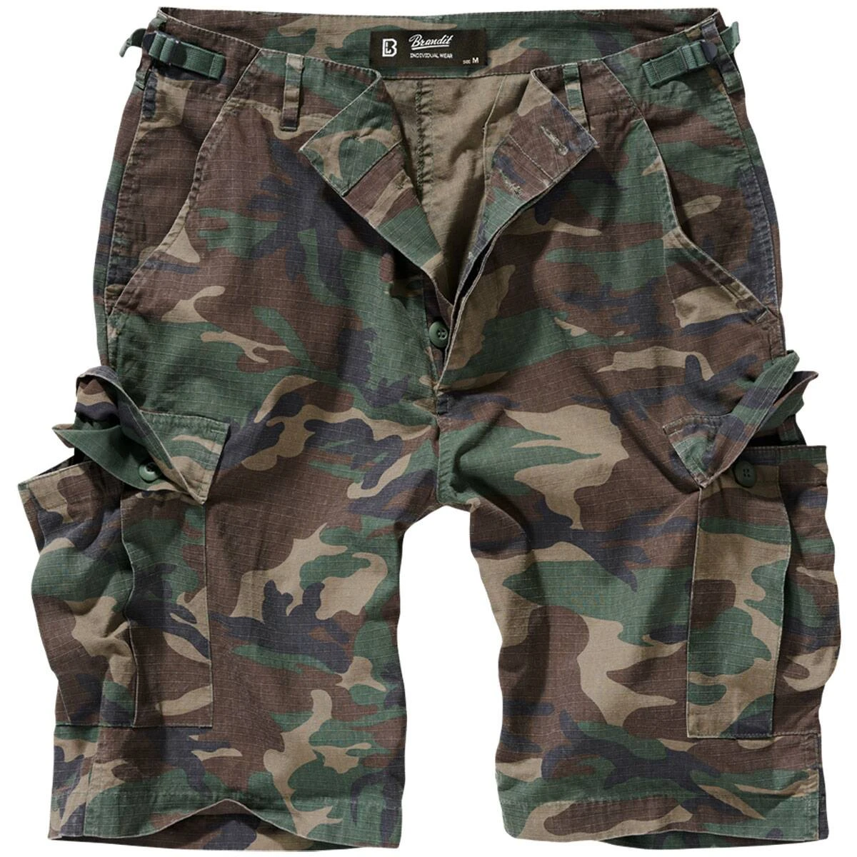 Brandit BDU Ripstop Shorts Woodland 3 Brandit BDU Ripstop Shorts Woodland