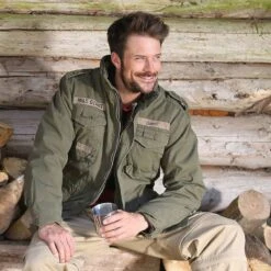 BRANDIT M65 Giant Jacke Oliv -Angebote Outdoor Kleid Store brandit m65 giant jacke oliv3