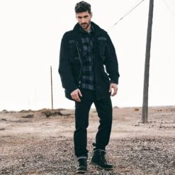 BRANDIT M65 Giant Jacke Schwarz -Angebote Outdoor Kleid Store brandit m65 giant jacke schwarz3