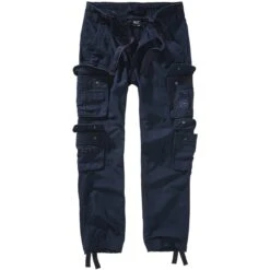 Brandit Pure Slim Fit Trousers Navy