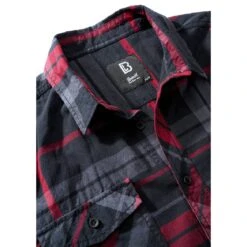 Brandit Roadstar Hemd Anthrazit-rot -Angebote Outdoor Kleid Store brandit roadstar hemd anthrazit rot3