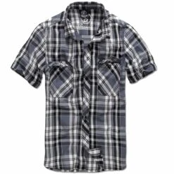 Brandit Roadstar Hemd Schwarz-anthrazit