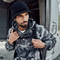 Brandit Sommer Windbreaker Grey Camo -Angebote Outdoor Kleid Store brandit sommer windbreaker grey camo4