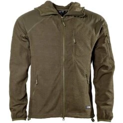 Fleecejacke Delta Mit Kapuze Oliv -Angebote Outdoor Kleid Store fleecejacke delta mit kapuze oliv2