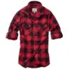 Brandit Girls Flanellhemd Amy Rot-schwarz -Angebote Outdoor Kleid Store girls flanellhemd amy rot schwarz