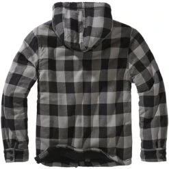 Brandit Hooded Lumberjacked Schwarz-anthrazit -Angebote Outdoor Kleid Store hooded lumberjacked schwarz anthrazit2