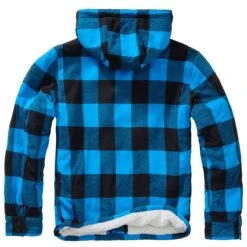 Brandit Hooded Lumberjacket Schwarz-blau -Angebote Outdoor Kleid Store hooded lumberjacket schwarz blau2