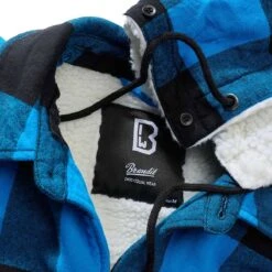 Brandit Hooded Lumberjacket Schwarz-blau -Angebote Outdoor Kleid Store hooded lumberjacket schwarz blau3