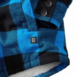 Brandit Hooded Lumberjacket Schwarz-blau -Angebote Outdoor Kleid Store hooded lumberjacket schwarz blau4