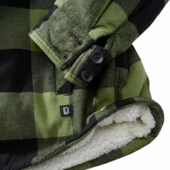 Brandit Hooded Lumberjacket Schwarz-oliv -Angebote Outdoor Kleid Store hooded lumberjacket schwarz oliv4