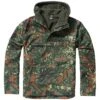Brandit Hooded Windbreaker Flecktarn -Angebote Outdoor Kleid Store hooded windbreaker flecktarn