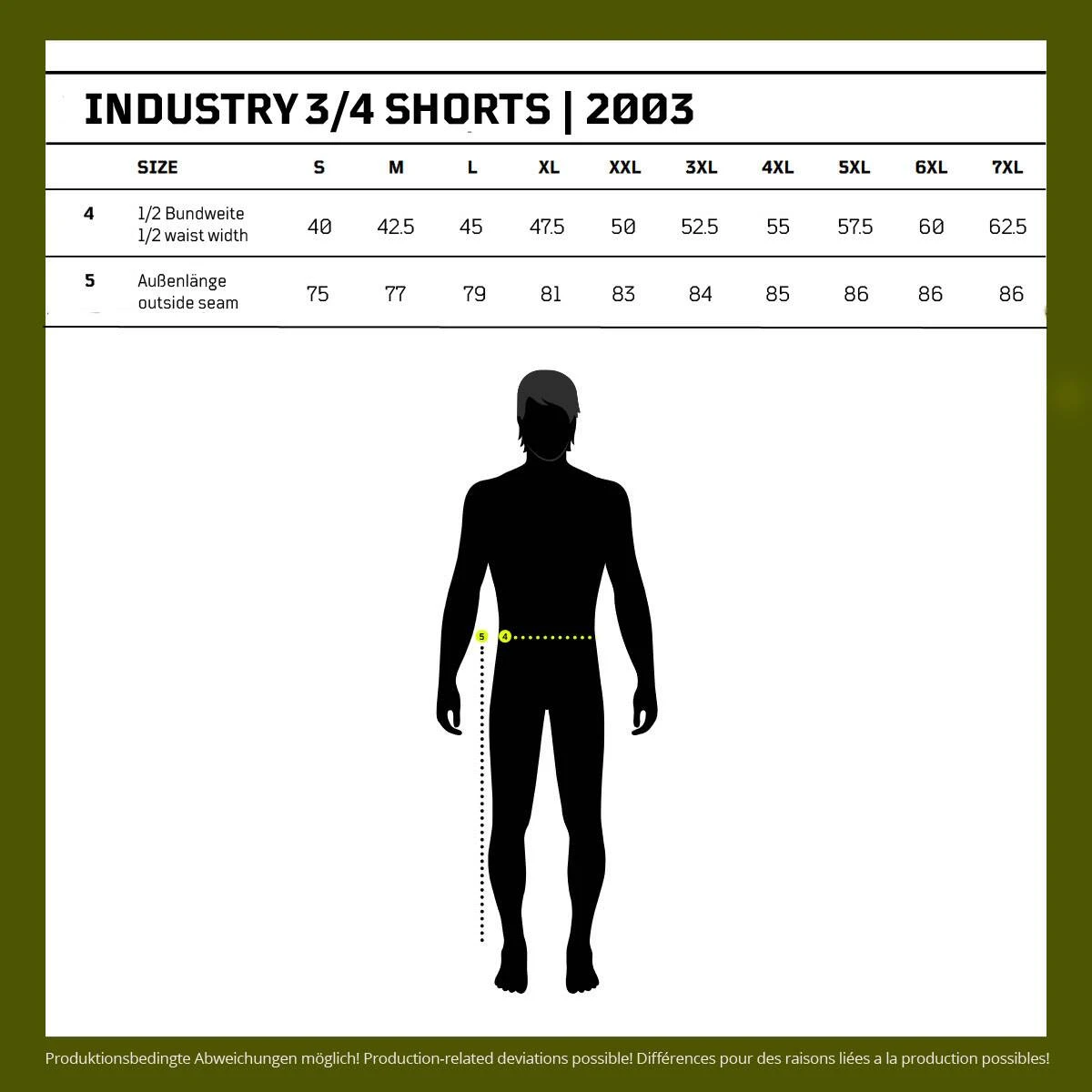 Brandit Industry 3/4 Pants Oliv 5 Brandit Industry 3/4 Pants Oliv – Bild 3