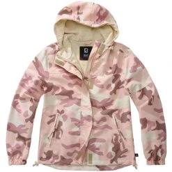 Brandit Ladies Summer Windbreaker Frontzip Candy-camo