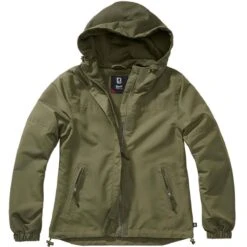 Brandit Ladies Summer Windbreaker Frontzip Oliv