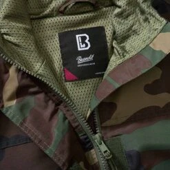 Brandit Ladies Summer Windbreaker Frontzip Woodland -Angebote Outdoor Kleid Store ladies summer windbreaker frontzip woodland3