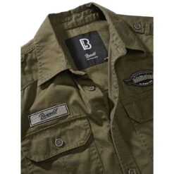 Brandit Luis Vintage Shirt Kurzarm Oliv -Angebote Outdoor Kleid Store luis vintage shirt kurzarm oliv3