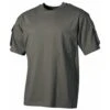 T-Shirt Mit Ärmeltaschen Oliv -Angebote Outdoor Kleid Store t shirt mit aermeltaschen oliv