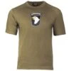 Mil-Tec T-Shirt Oliv 101st. Airborne -Angebote Outdoor Kleid Store t shirt oliv 101st airborne