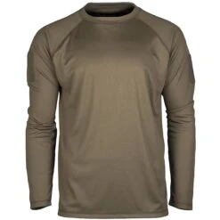 Mil-Tec Tactical Langarmshirt Quick Dry Oliv