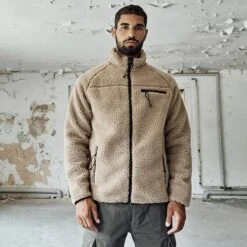 Brandit Teddyfleece Jacke Camel -Angebote Outdoor Kleid Store teddyfleece jacke camel2