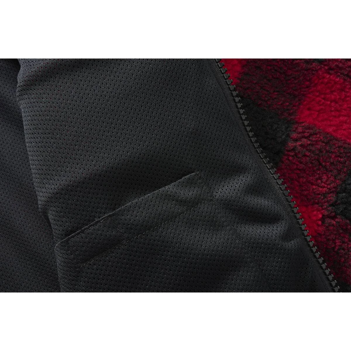 Brandit Teddyfleece Jacke Rot-schwarz 6 Brandit Teddyfleece Jacke Rot-schwarz – Bild 4