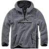 Brandit Teddyfleece Pullover Mit Kapuze Anthrazit -Angebote Outdoor Kleid Store teddyfleece pullover mit kapuze anthrazit