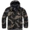 Brandit Teddyfleece Worker Jacke Mit Kapuze Darkcamo -Angebote Outdoor Kleid Store teddyfleece worker jacke mit kapuze darkcamo
