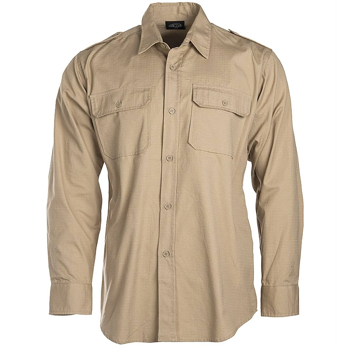 Mil-Tec Tropenhemd Langarm Khaki 3 Mil-Tec Tropenhemd Langarm Khaki