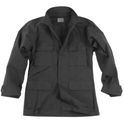 US BDU Feldjacke Ripstop Schwarz