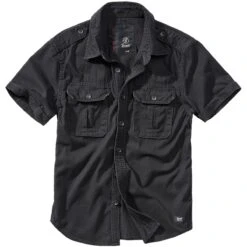 Brandit Vintage Shirt Kurzarm Schwarz